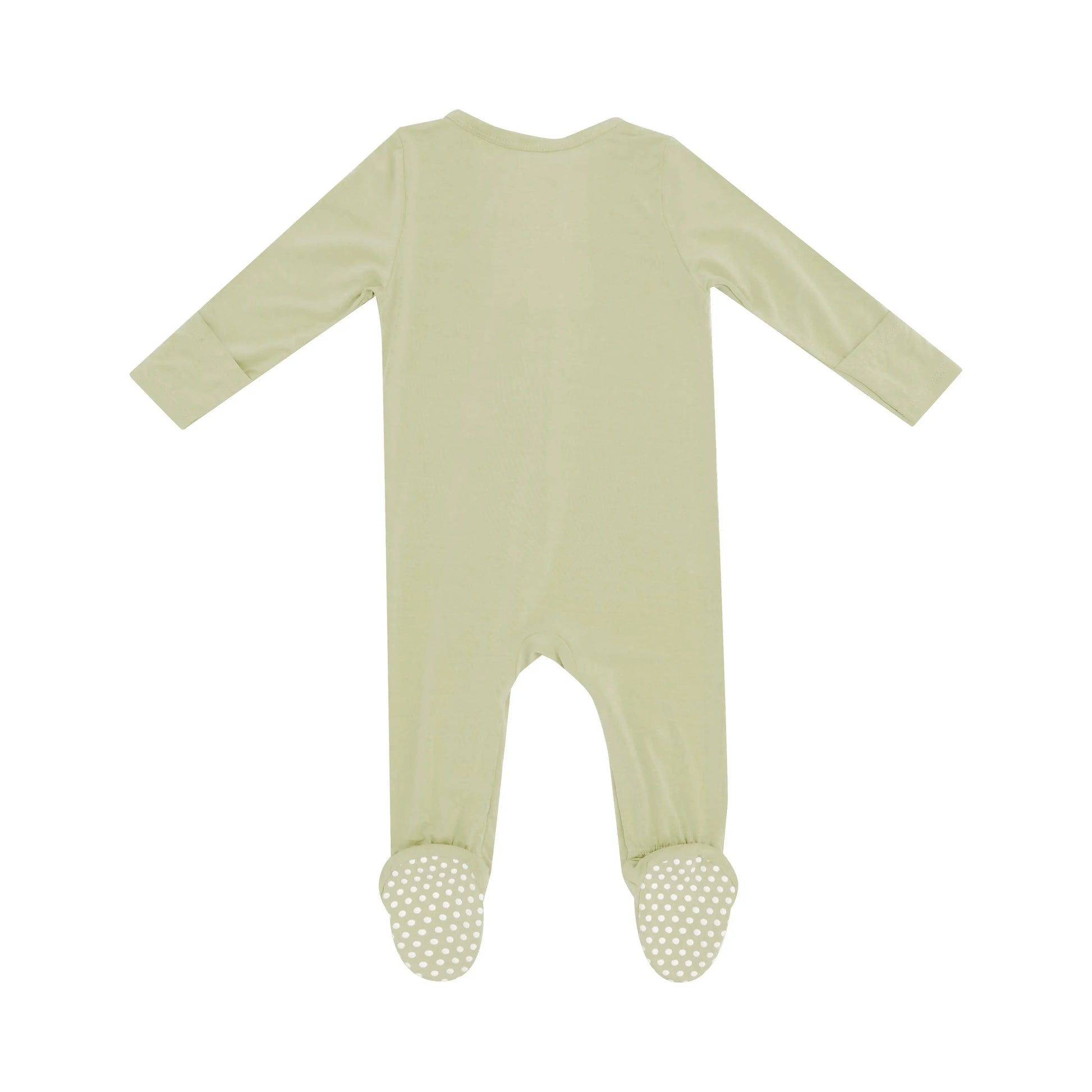 2 Way Zipper Footie Solid Winter Pear.