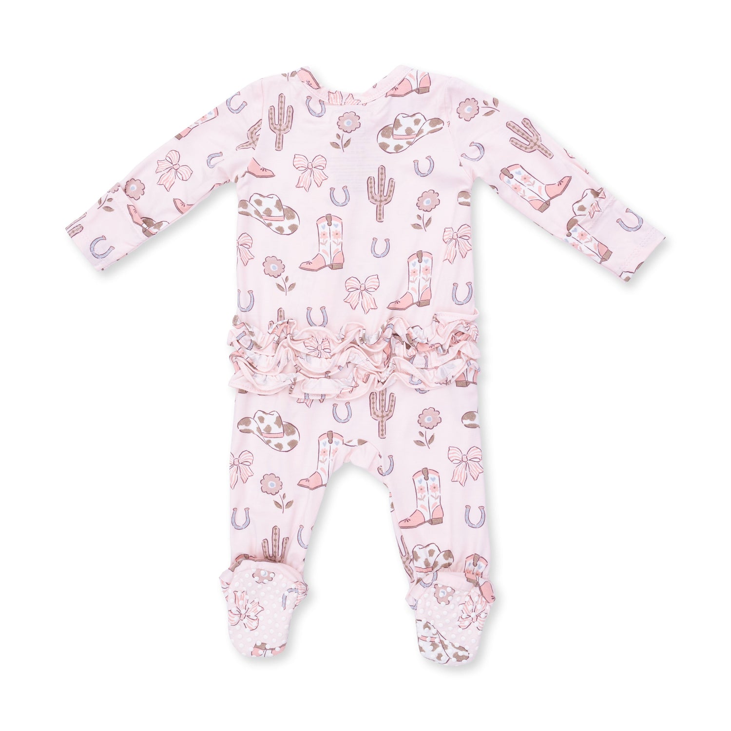 Viscose from Bamboo Footie Pajamas - Cowgirl Boots and by Angel Dear (view 2 of 3)