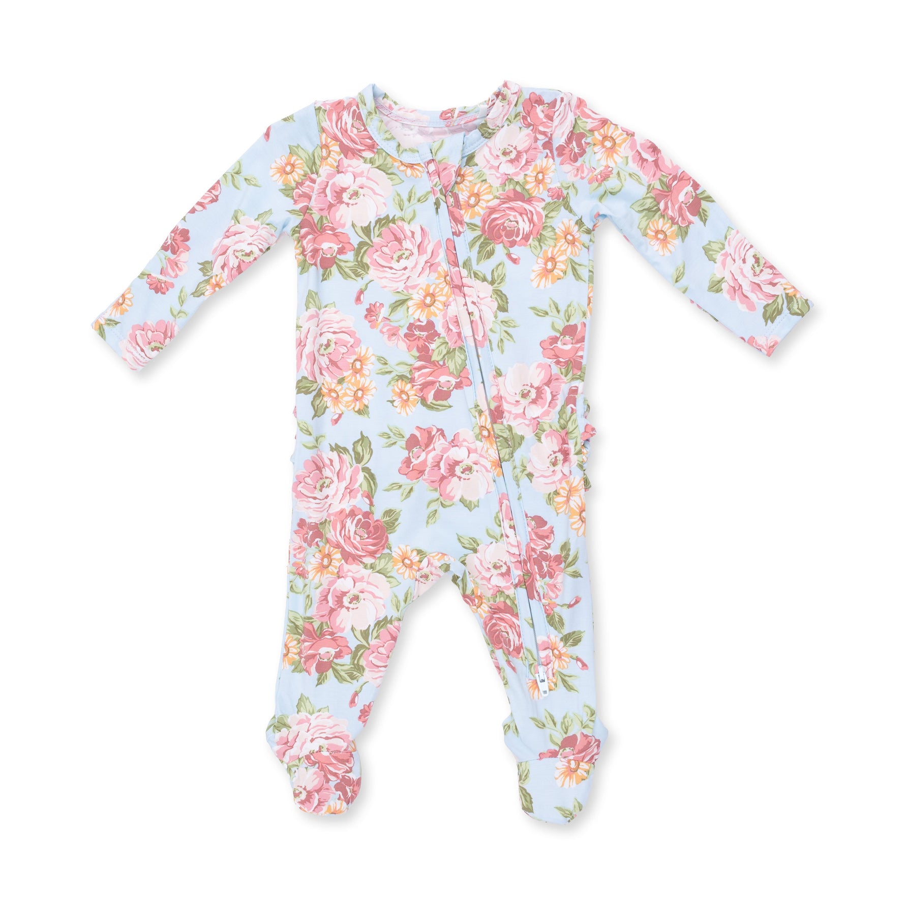 Viscose from Bamboo Footie - Angeline Floral by Angel Dear (view 2 of 4)