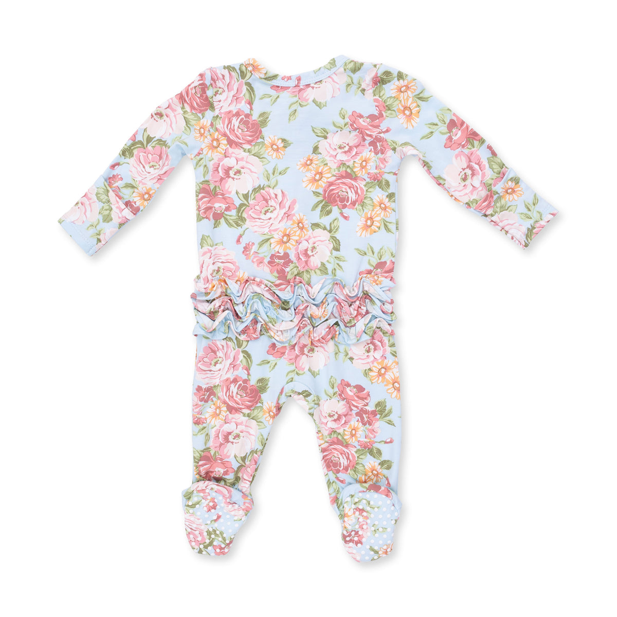Viscose from Bamboo Footie - Angeline Floral by Angel Dear (view 3 of 4)