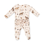 Pretty Equestrian - 2 Way Ruffle Back Zipper Footie by Angel Dear (view 2 of 3)