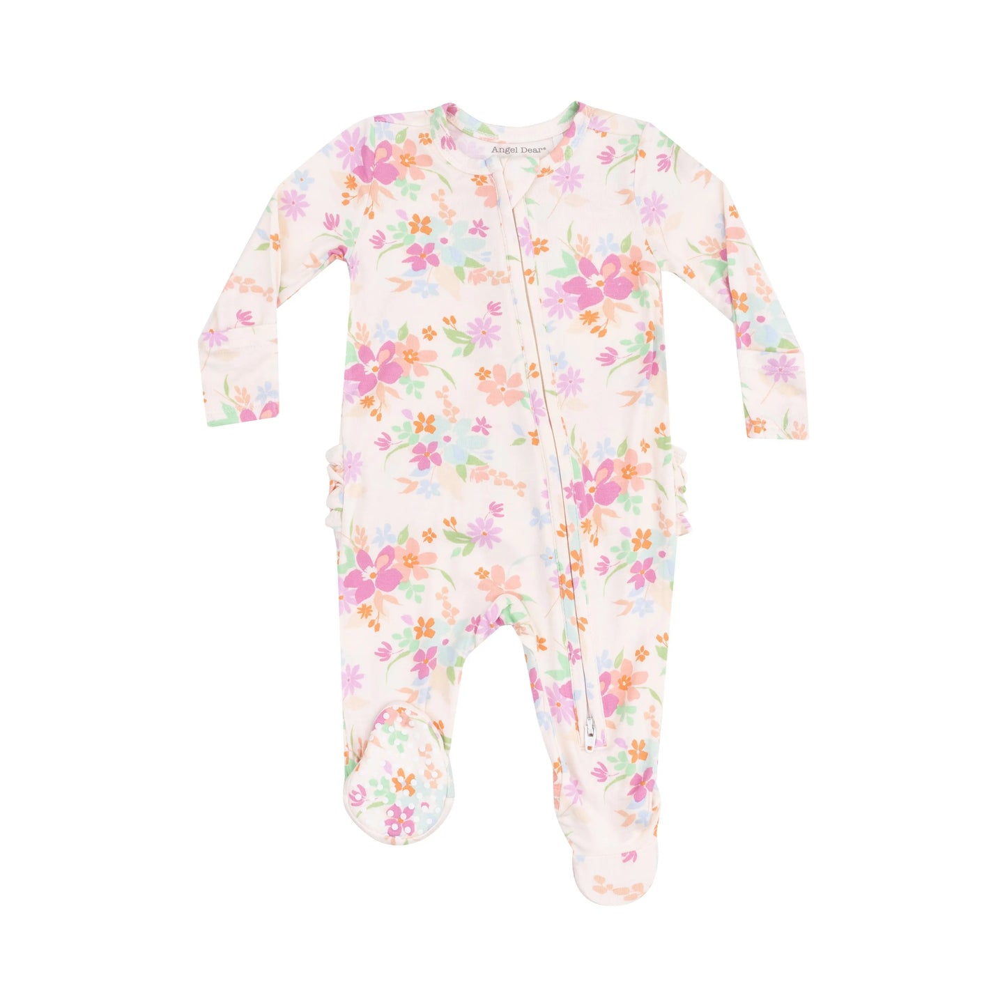 2 Way Zipper Ruffle Back Footie Pick A Posy.