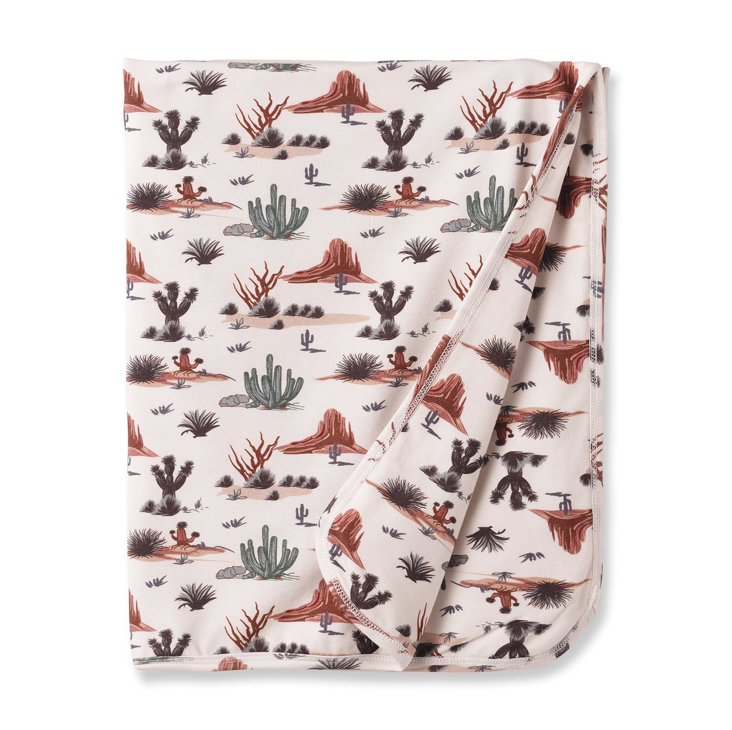 Cactus Trails Baby Stroller Blanket – Soft Bamboo Southwest by Tesa Babe at Everetts Place