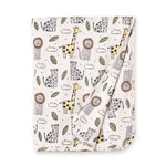 Safari Snuggles Bamboo Baby Stroller Blanket Jungle by Tesa Babe