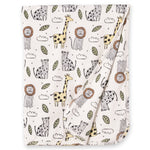 Safari Snuggles Bamboo Baby Stroller Blanket Jungle by Tesa Babe