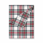 Holiday Plaid Baby Christmas Stroller Blanket – Soft & Cozy by Tesa Babe