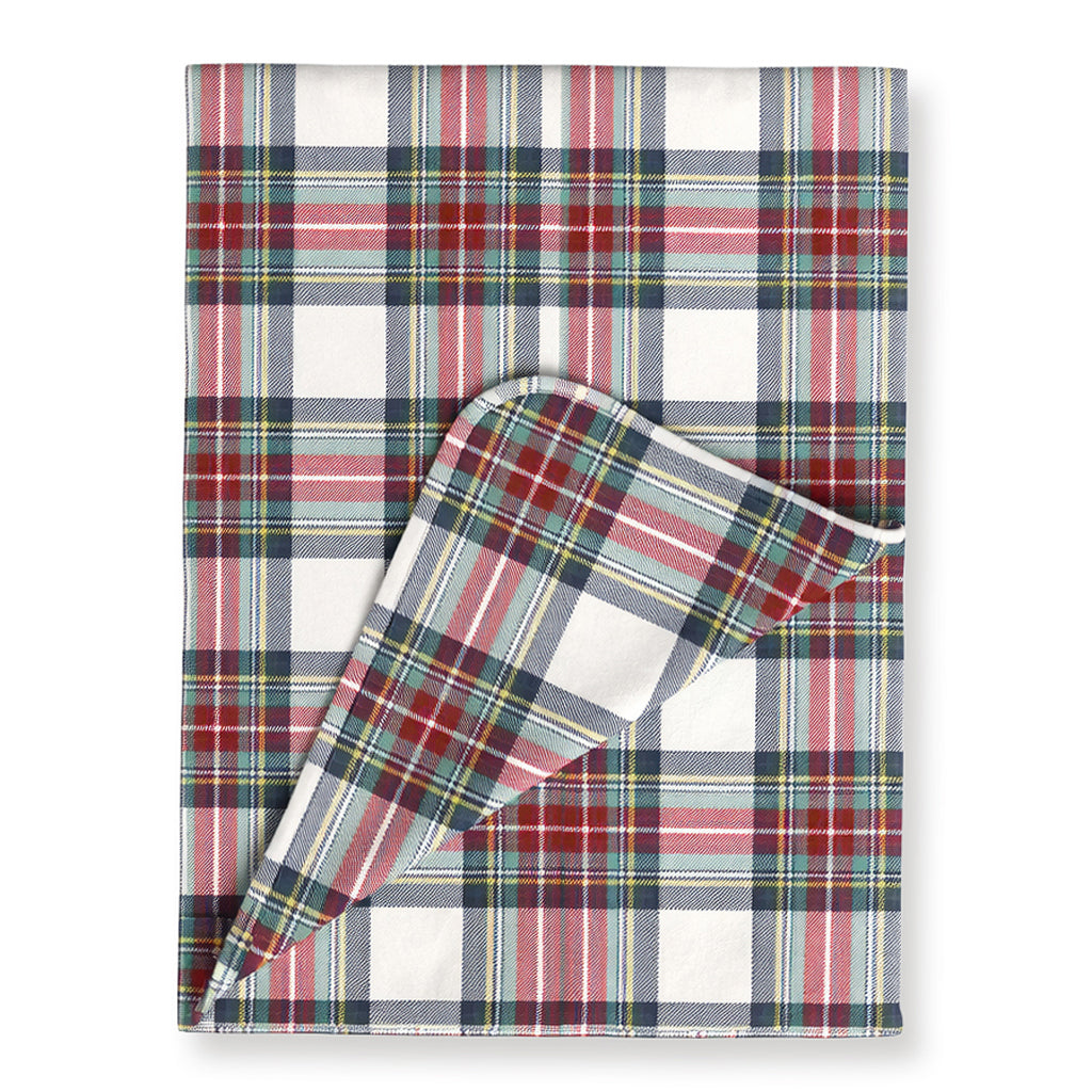 Holiday Plaid Baby Christmas Stroller Blanket – Soft & Cozy by Tesa Babe
