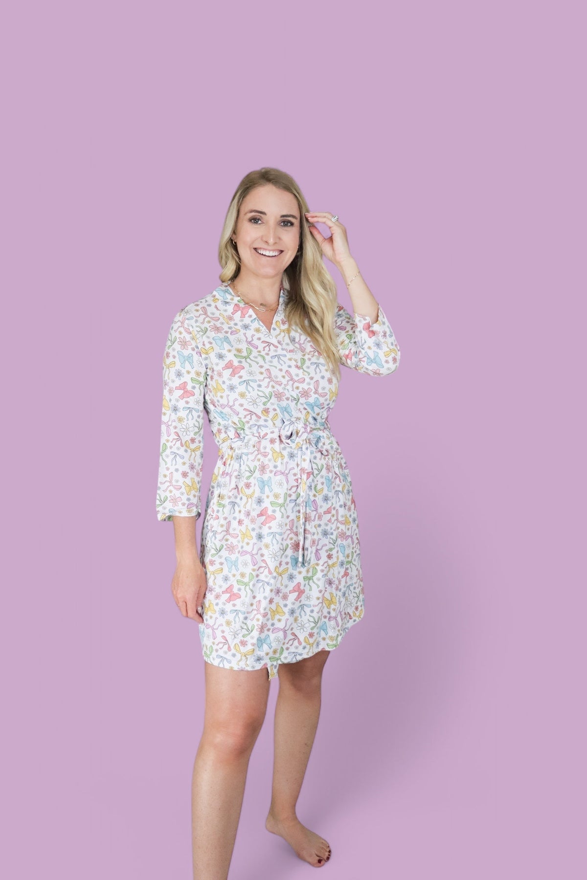 Bamboo Viscose Women's Dream Robe by DREAM BIG LITTLE CO