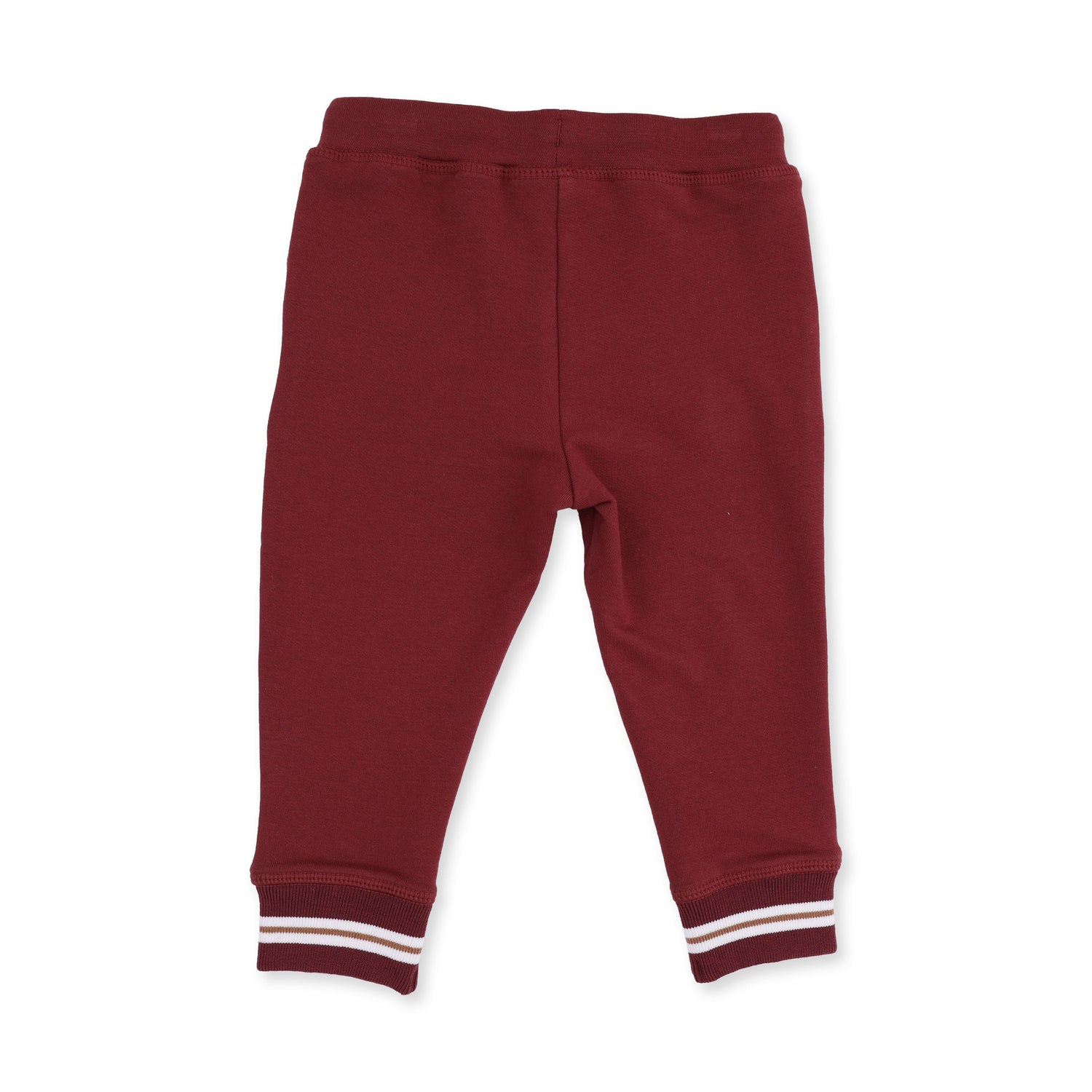 Varsity French Terry - Jogger Pant Maroon by Angel Dear (view 2 of 2)
