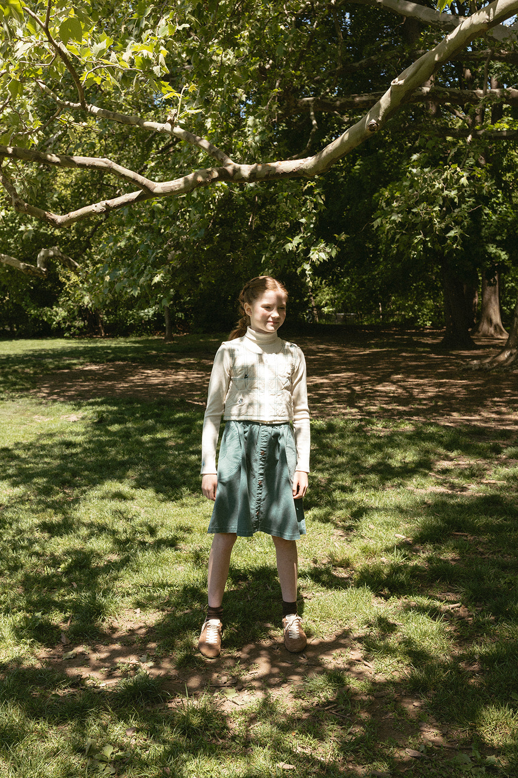 Louise Skirt - Emerald by Crew Kids NY (view 7 of 8)
