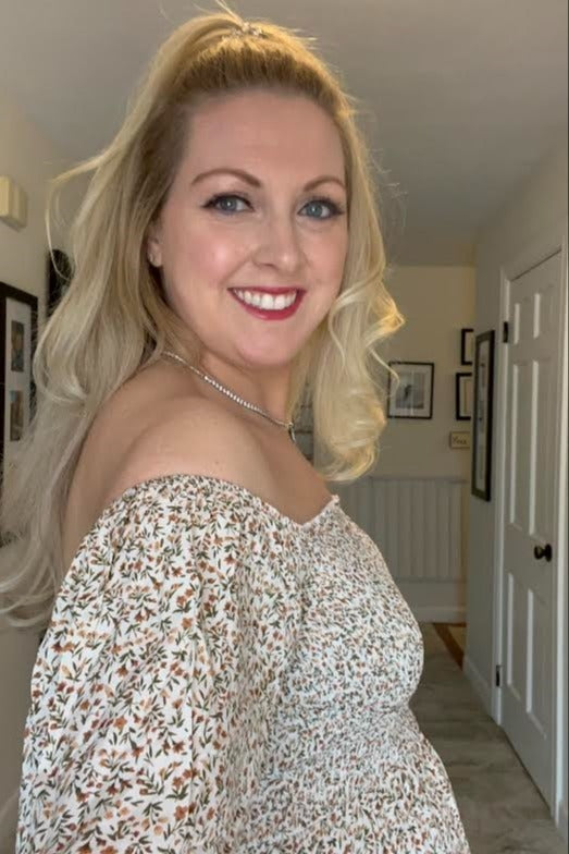 Ivory Floral Smocked Maxi Dress by PinkBlush (view 11 of 24)