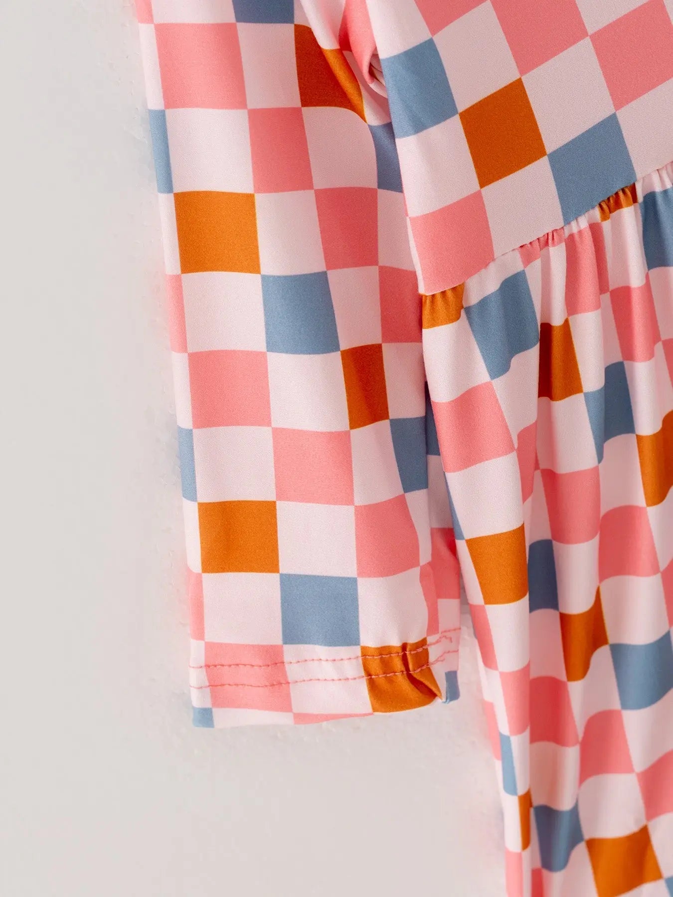 Rylee Faith Designs Colorful Plaid Ghost Print Dresses Set for Fun Halloween Celebrations - Apparel & Accessories > Clothing > Baby & Toddler Clothing > Baby & Toddler Dresses Dress