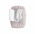 Gingham Wet Wipe Cover by Little Mae & Co