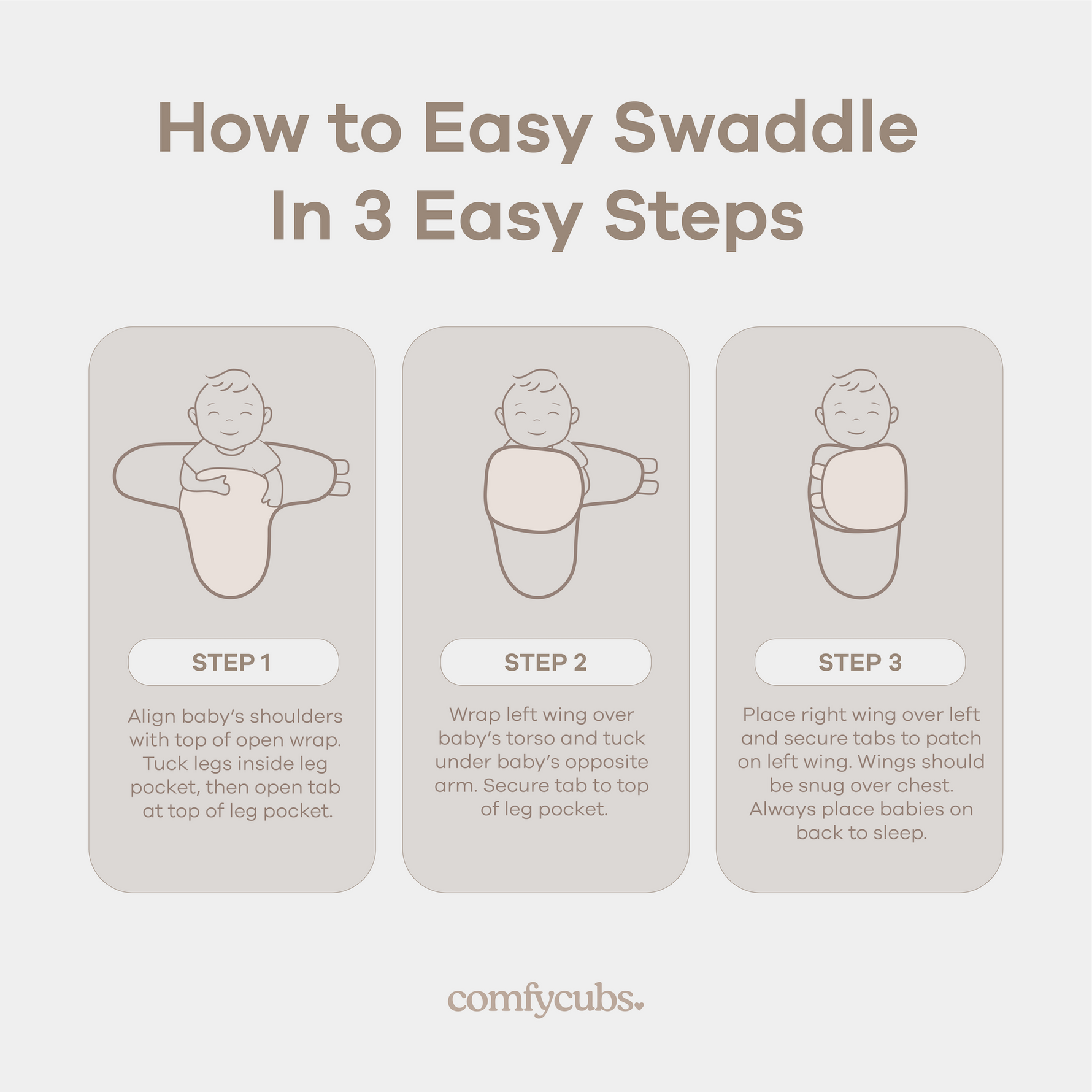 Easy Swaddle Blankets in Rainbow Bohemian, Pack of 3 by Comfy Cubs at Everetts Place