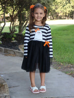 Rylee Faith Designs Adorable Halloween Dress with Tutu Skirt for Baby Girls - Apparel & Accessories > Clothing > Baby & Toddler Clothing > Baby & Toddler Dresses Dress