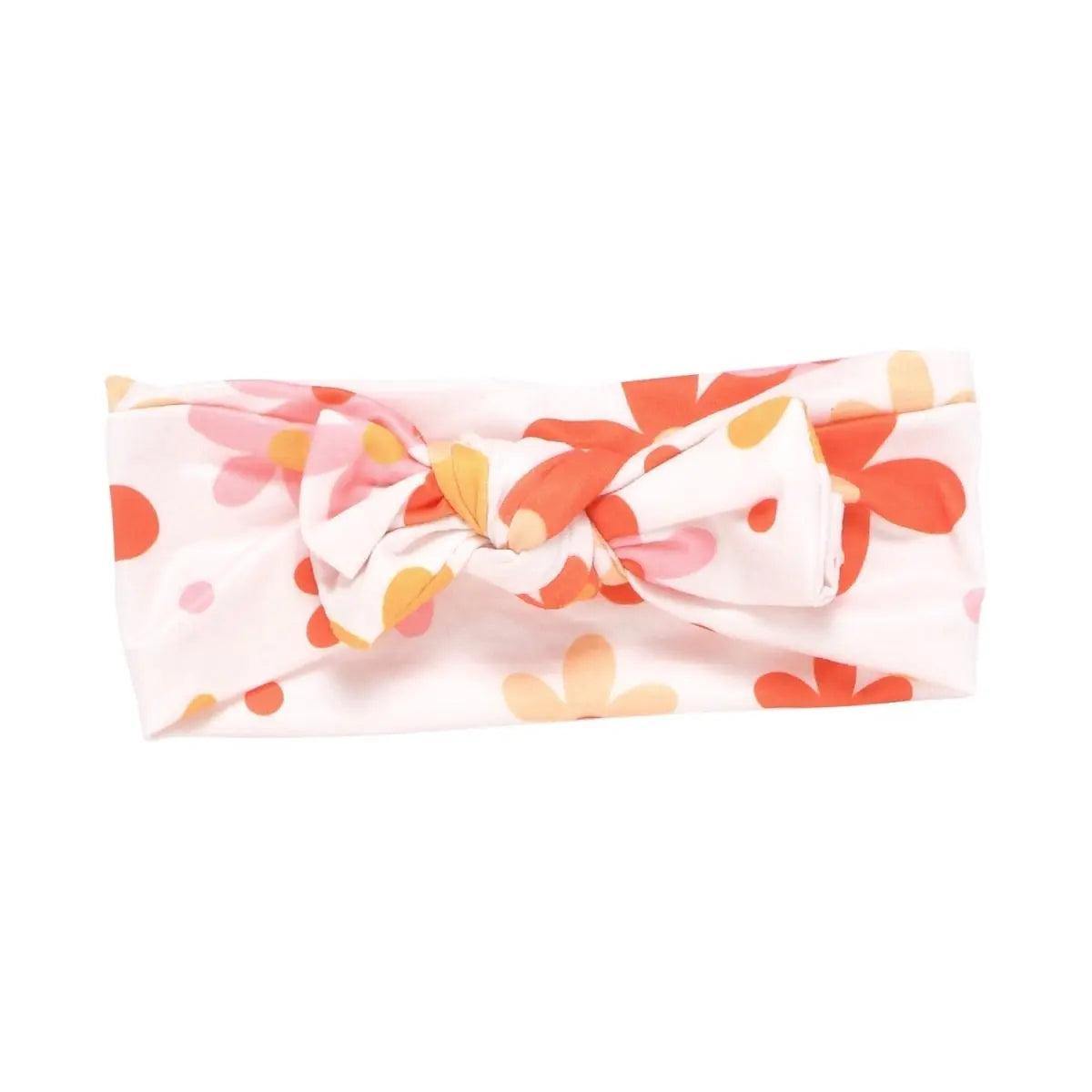 Three Little Tots 70s Groovy Knotted Newborn Headband Bow - 