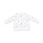 Playful Dinosaur Print Raglan Sweatshirt by Angel Dear (view 3 of 4)