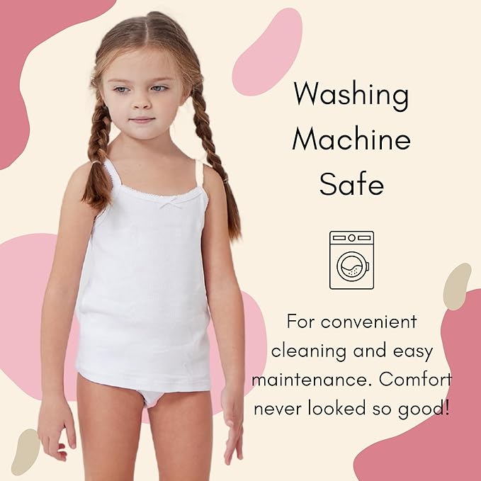 Feathers USA Briefs Tagless Snug Fit 100 Percent Cotton For Girls by Feathers USA at Everetts Place