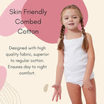 Feathers USA Briefs Tagless Snug Fit 100 Percent Cotton For Girls by Feathers USA at Everetts Place