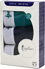 Feathers USA Cotton Briefs 3 Pack Tagless for Boys by Feathers USA at Everetts Place
