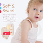 Feathers Super Soft Cotton Tank Top Baby Girl Undershirts – One-Piece Toddler Bodysuit (2 Pack) by Feathers USA at Everetts Place
