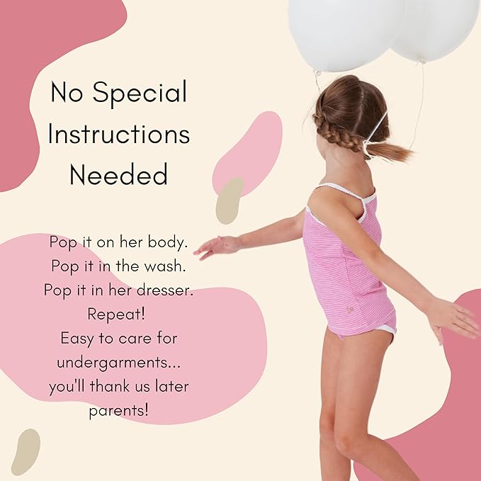 Feathers Girls and Toddler Underwear - Kids Underwear - Super Soft Cotton by Feathers USA at Everetts Place