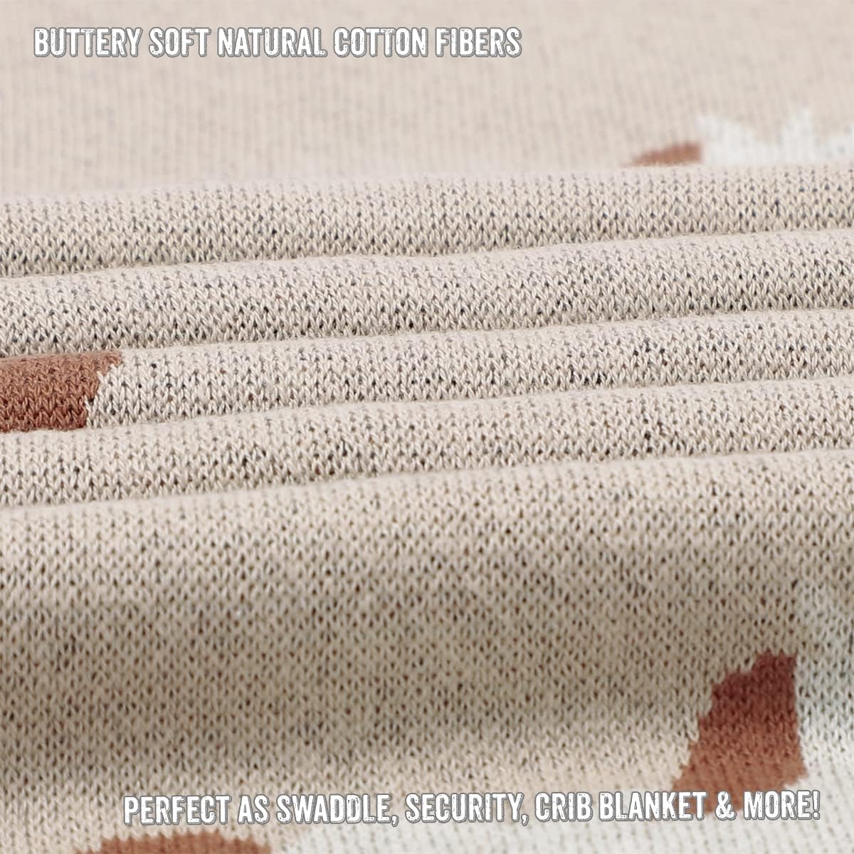 Bleu La La Knit Unicorn Blanket for Babies Made with 100 Percent Pure Cotton - Baby & Toddler > Swaddling & Receiving Blankets