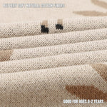 Bleu La La Luxury Cotton Blanket - Deer Knit Swaddle for Newborns - Baby & Toddler > Swaddling & Receiving Blankets