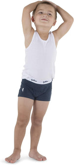 Feathers USA Tagless Cotton Stretch Boxer Briefs for Boys 3 Pack by Feathers USA at Everetts Place
