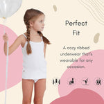 Feathers USA Briefs Tagless Snug Fit 100 Percent Cotton For Girls by Feathers USA at Everetts Place