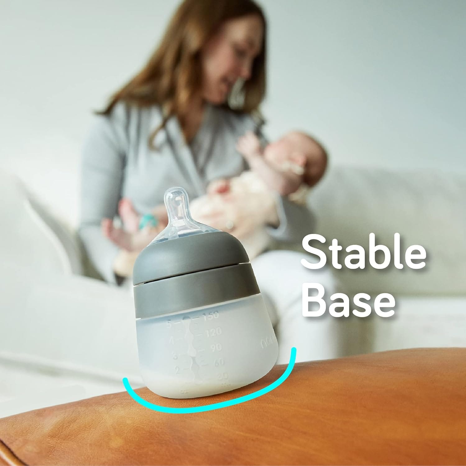 Flexy Silicone Baby Bottle 5oz by Nanobébé