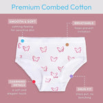 Feathers USA Briefs Tagless Super Soft Cotton for Girls by Feathers USA at Everetts Place