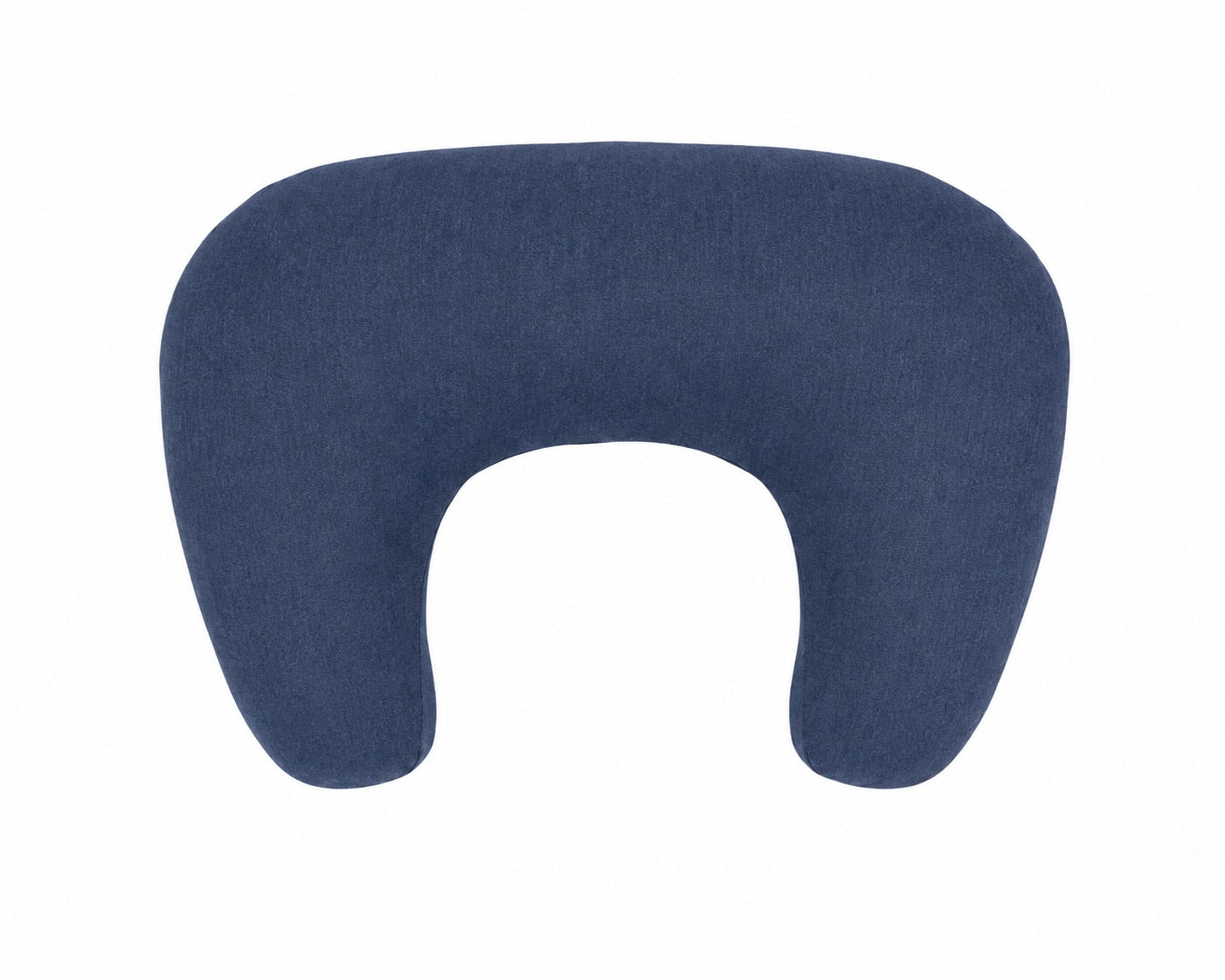 Dark Denim Ruffle Nursing Pillow Cover by Little Mae & Co