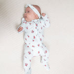 Viscose from Bamboo Footie Pajamas - Alyssa Floral by Angel Dear