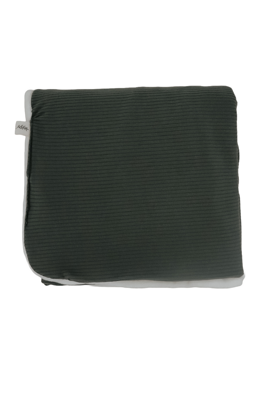 Cozy Moss Ribbed Toddler Blanket by Little Mae and Co Little Mae & Co Everetts Place: Online Boutique