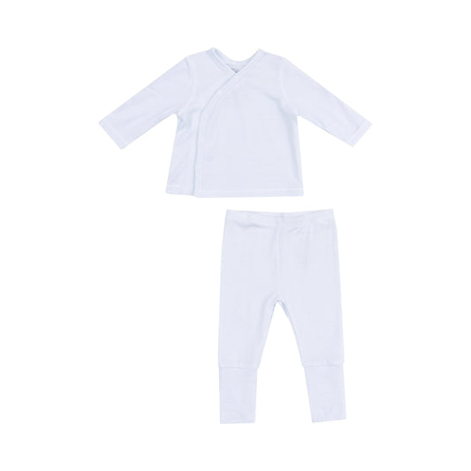 Take Me Home Set With Roll Over Cuff Pants Stripe Classic Blue Angel Dear