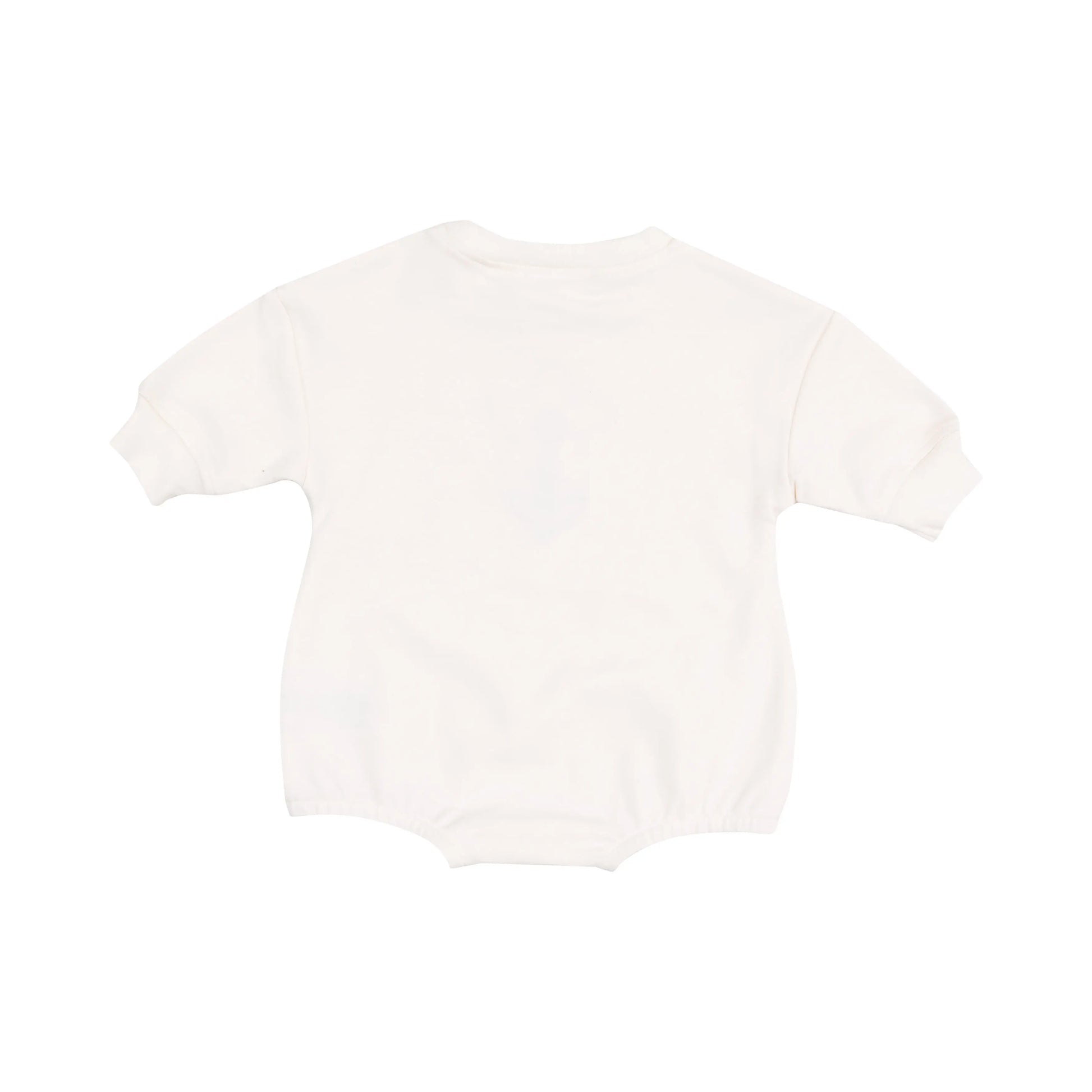 French Terry Sweatshirt Bubble With Danish Daisy Appliqué.