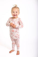 My First Candy Cane: Toddler Bamboo Pajamas by Rayn’s Tiny Stitches