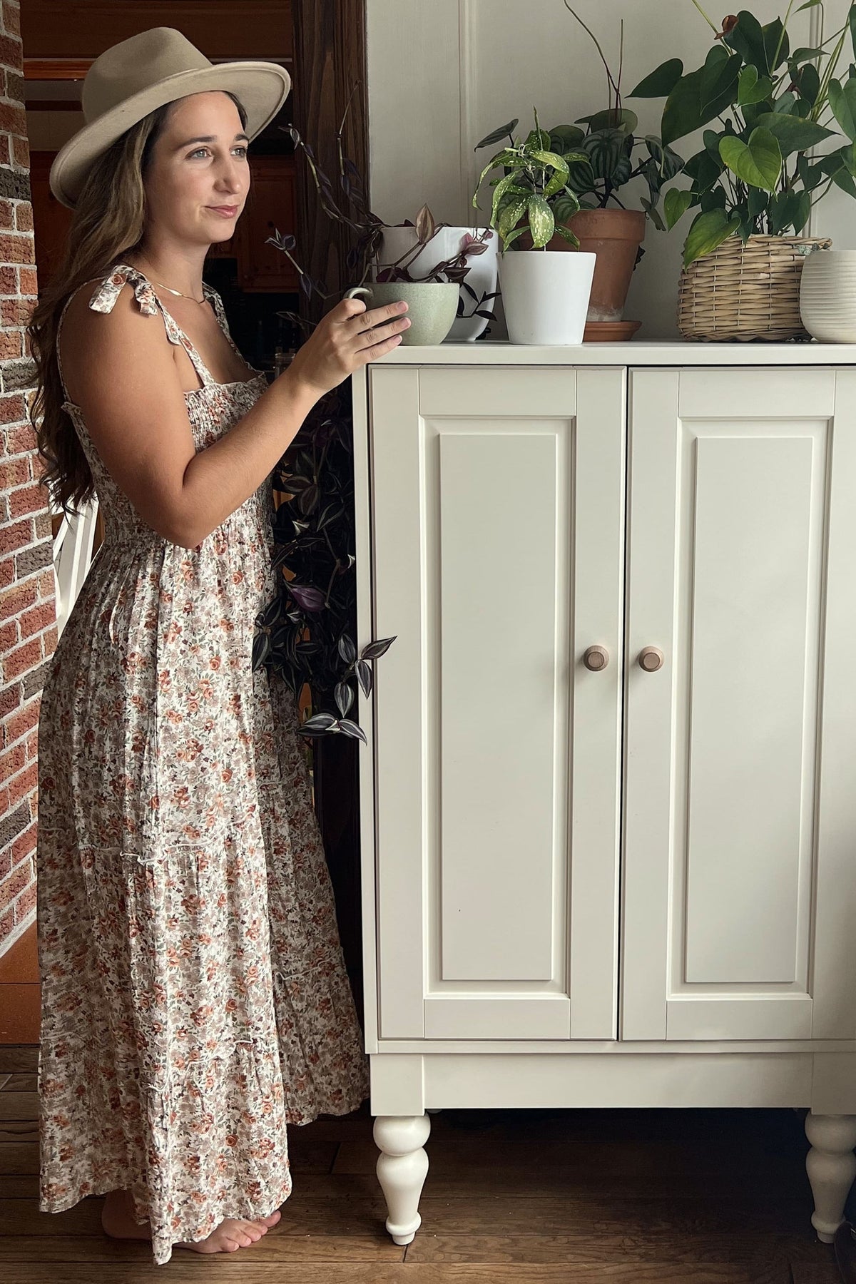 Sleeveless Smocked Tiered Maternity Maxi Dress by PinkBlush (view 8 of 8)