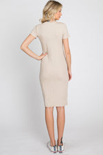 Versatile Ribbed Fitted Dress for Everyday by PinkBlush (view 7 of 10)