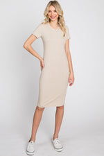 Versatile Ribbed Fitted Dress for Everyday by PinkBlush (view 1 of 10)