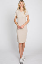 Versatile Ribbed Fitted Dress for Everyday by PinkBlush (view 2 of 10)