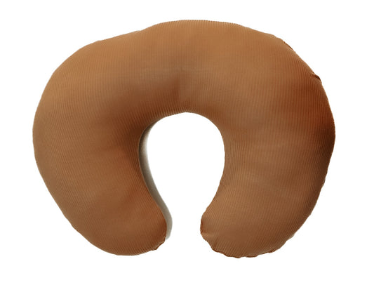 Caramel Ribbed Nursing Pillow Cover Soft Beige Fabric Little Mae & Co Everetts Place: Online Boutique