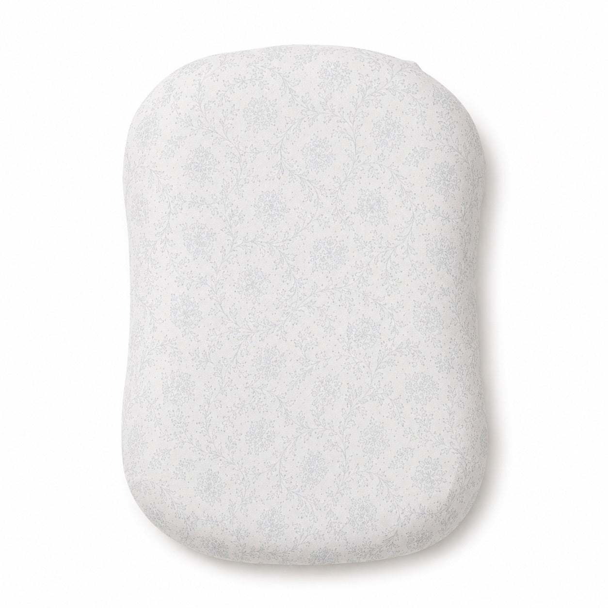 Sage Green Chinoiserie Ruffle Baby Lounger Cover by Little Mae & Co
