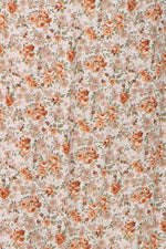 Taupe Floral Off Shoulder Long Sleeve Maternity Maxi Dress by PinkBlush (view 5 of 10)