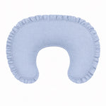 Light Denim Ruffle Nursing Pillow Cover by Little Mae & Co