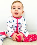 Peacock | Snap Footie by Bubble Baby