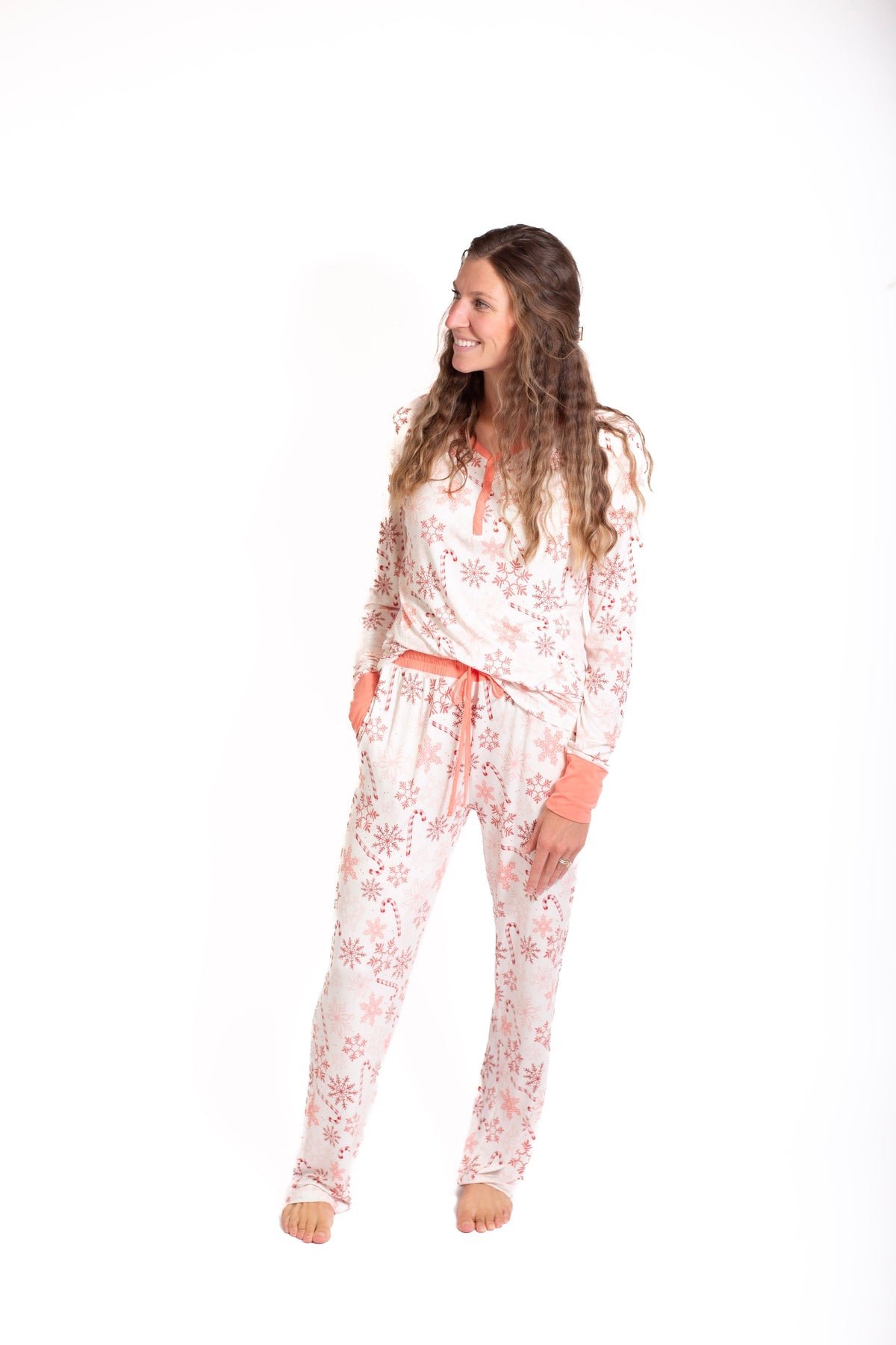 My First Candy Cane: Women's Pajamas: 2 Piece Bamboo Pajamas by Rayn’s Tiny Stitches