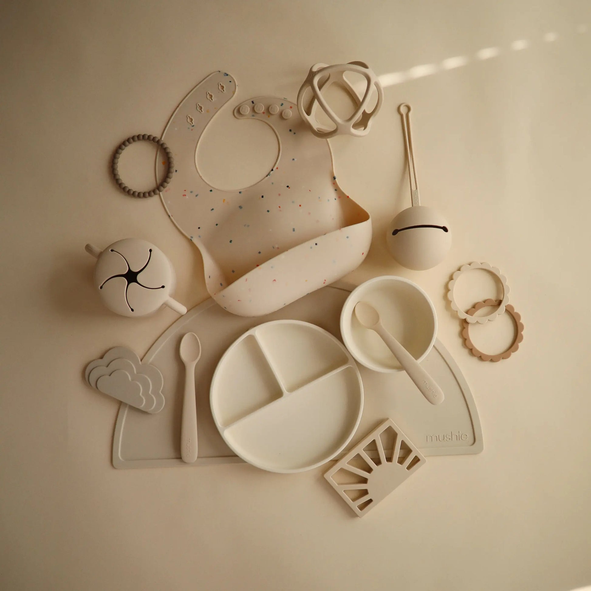 Silicone Placemat for Kids Durable and Easy to Clean Food Grade Silicone Stylish Design Mushie