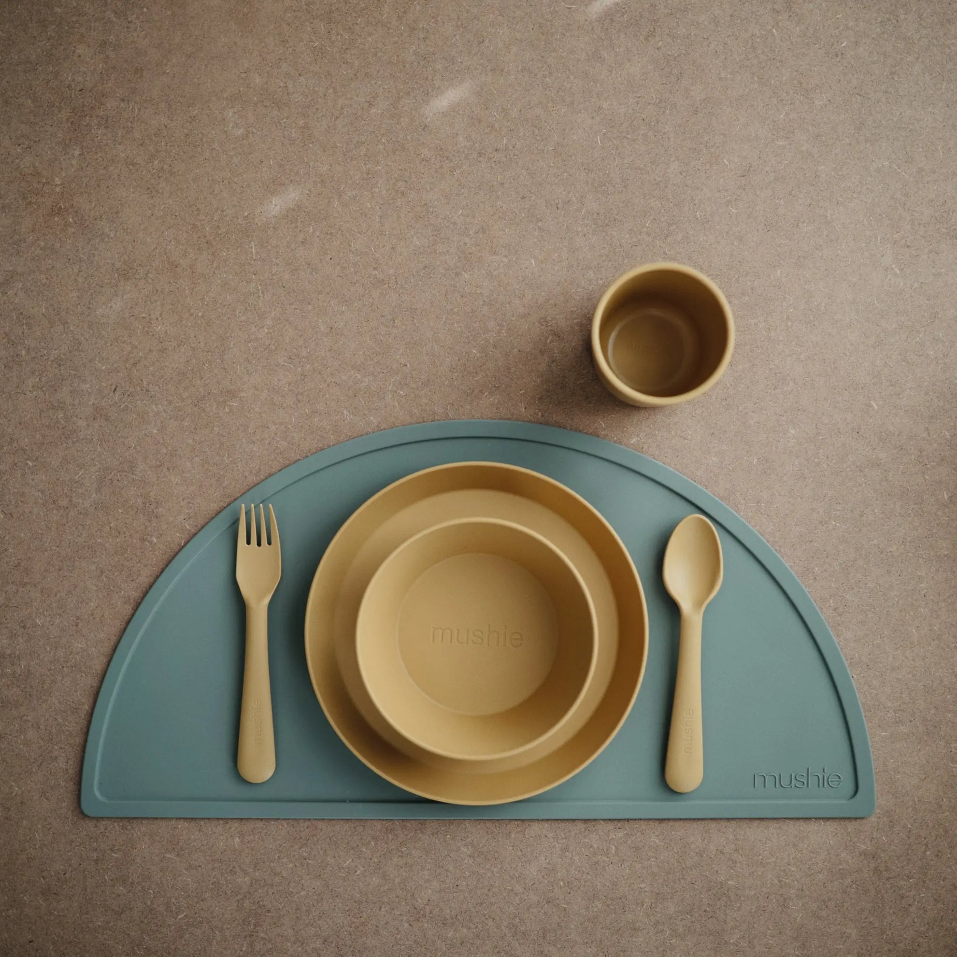 Round Dinnerware Bowl Set BPA Free Plastic Dishwasher Safe Microwave Safe Mushie